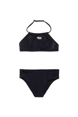 black polyamide swimsuit DIESEL KIDS | J02299KYAG8K900